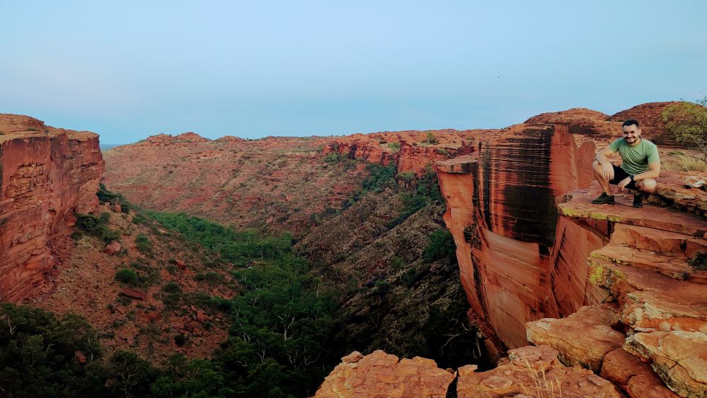 Świt nad Kings Canyon w paśmie Macdonell’a