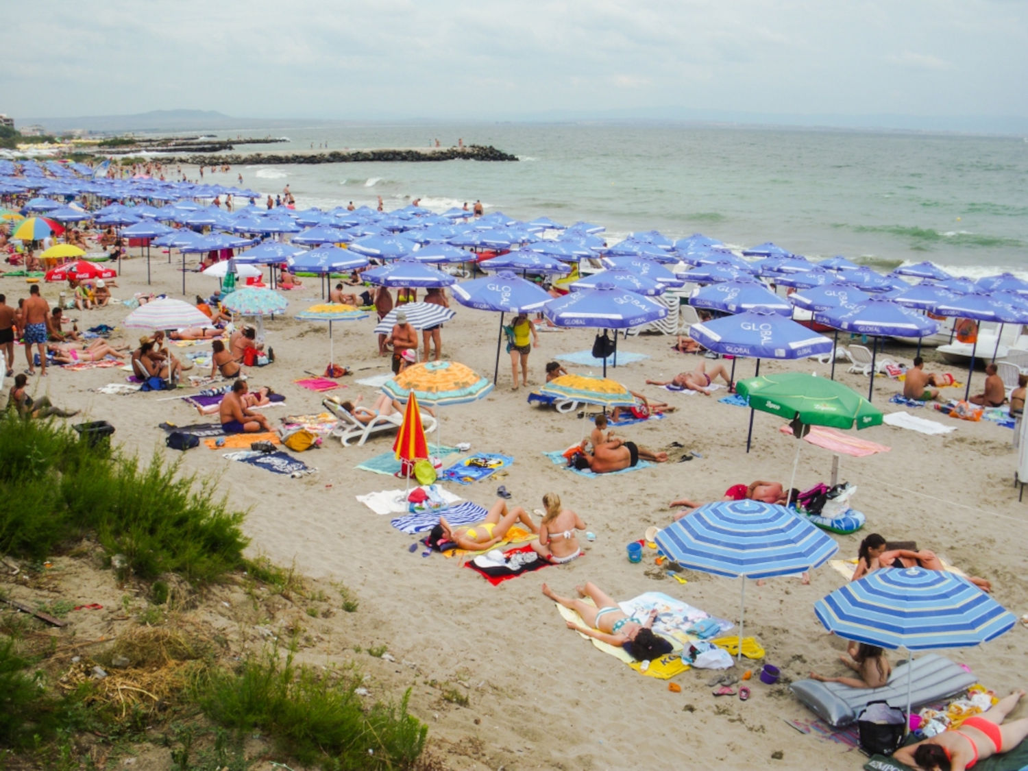 Urok plażowania w Pomorie…