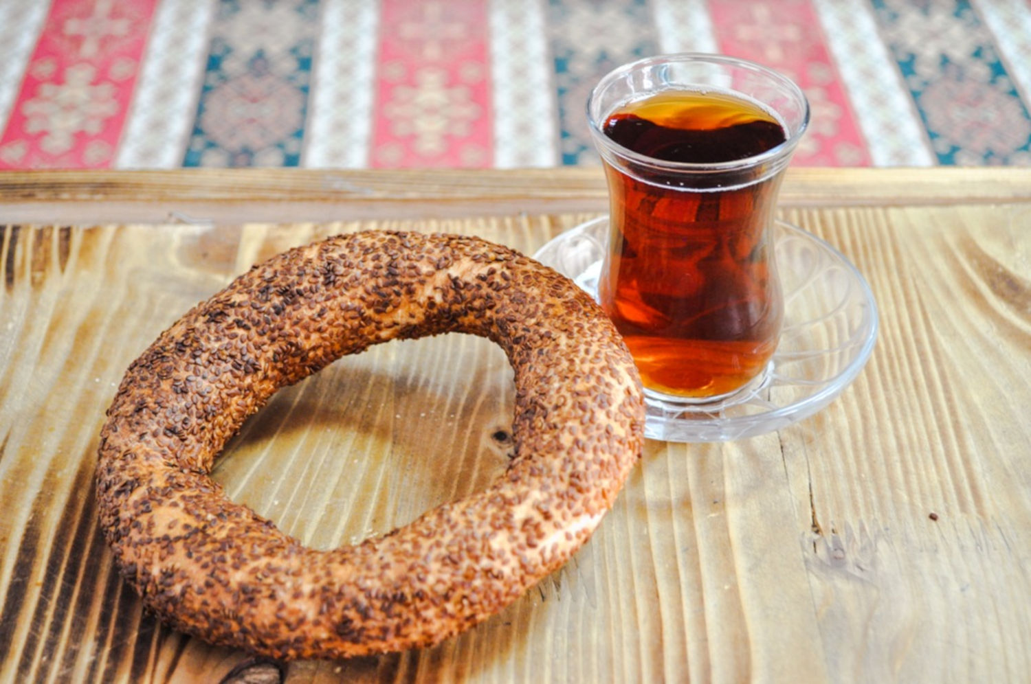 Simit z çayem