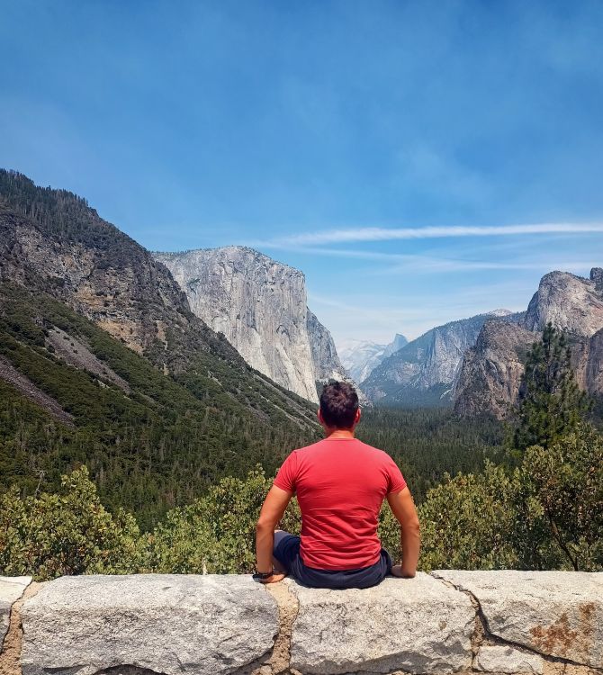 Fenomenalna panorama na Dolinę Yosemite