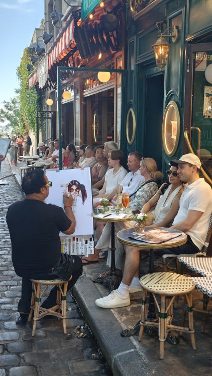 Romantycznie w Paryżu na Plac du Tetre