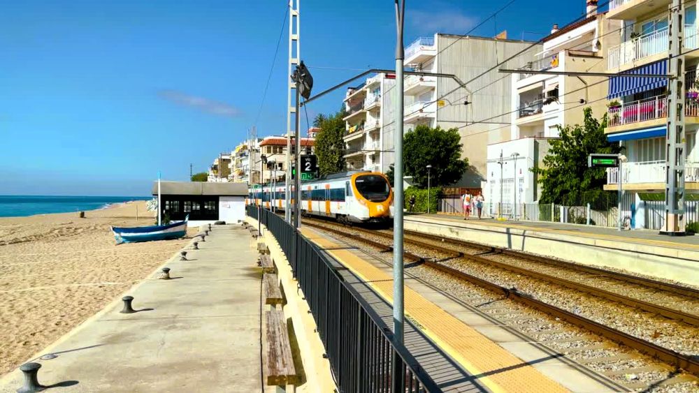 Linia kolejowa wzdłuż Costa Maresme Linia kolejowa wzdłuż Costa Maresme