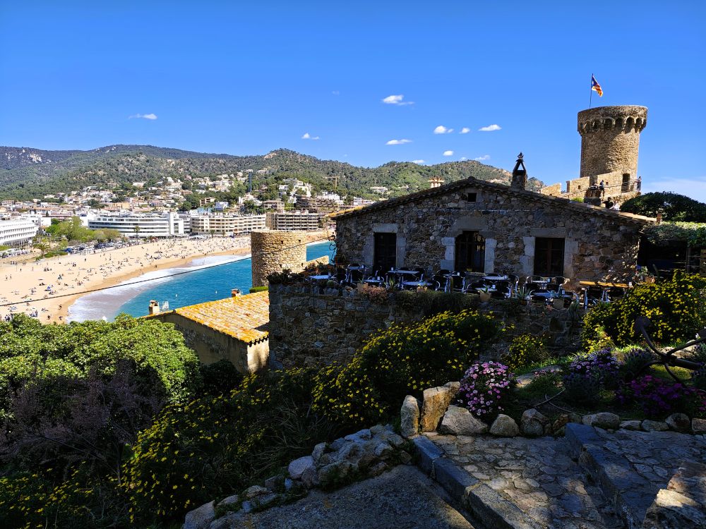 W twierdzy w Tossa de Mar W twierdzy w Tossa de Mar