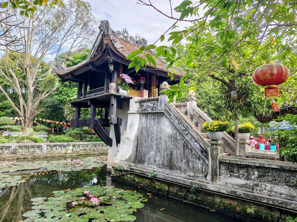 Ikoniczna Pagoda Na Jednej Nodze