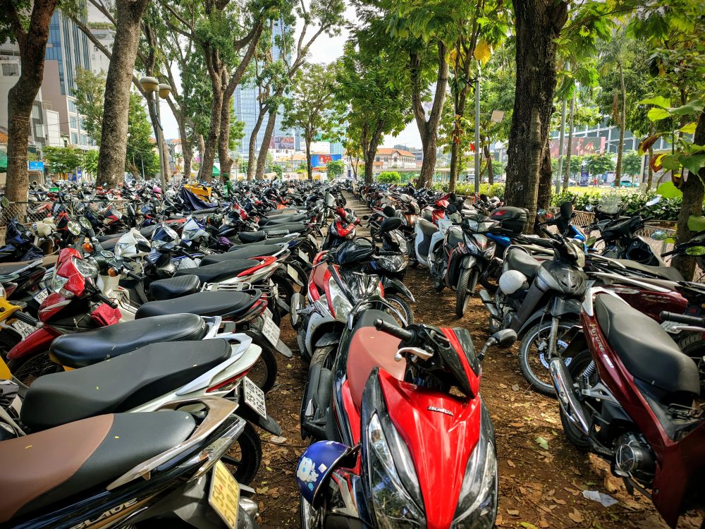 Skuterów w Sajgonie jak rowerów w Amsterdamie